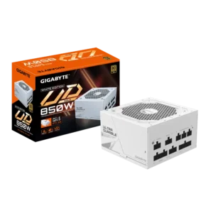 Gigabyte UD850GM PG5 White ATX 3.0 850 Watt 80 Plus Gold Fully Modular (White)