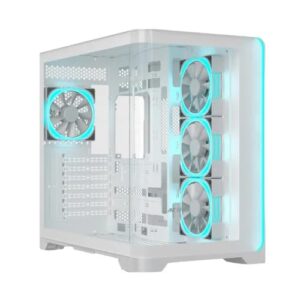 Ant Esports Crystal ARC ARGB White ATX Mid Tower Case